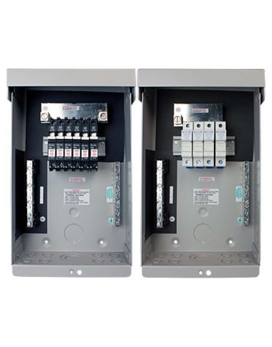 MidNite Solar MNPV6 Combiner Box + 6 Circuit Breakers